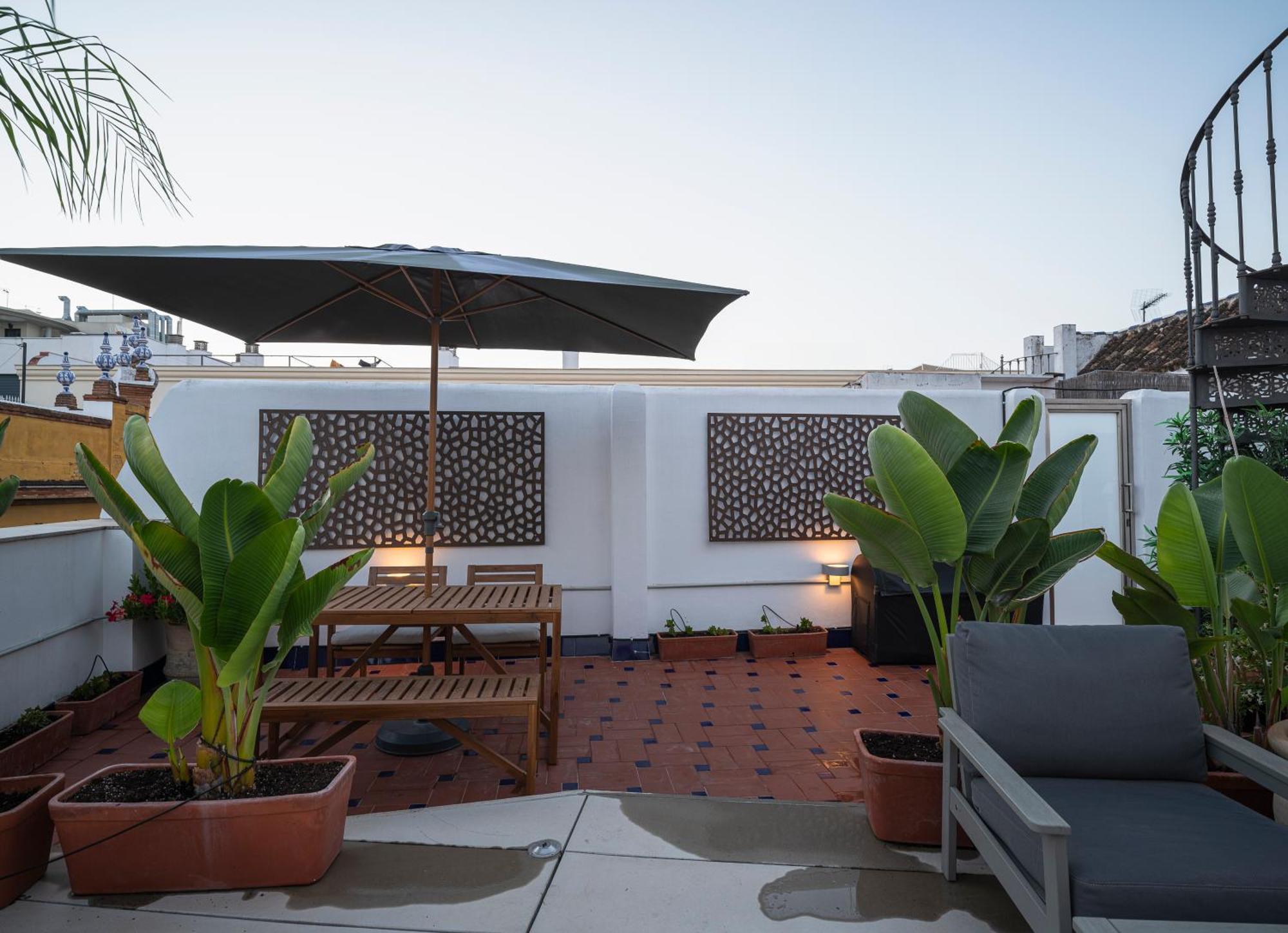 Apartament The Terrace, Duplex Con Terraza Privada Sewilla Zewnętrze zdjęcie