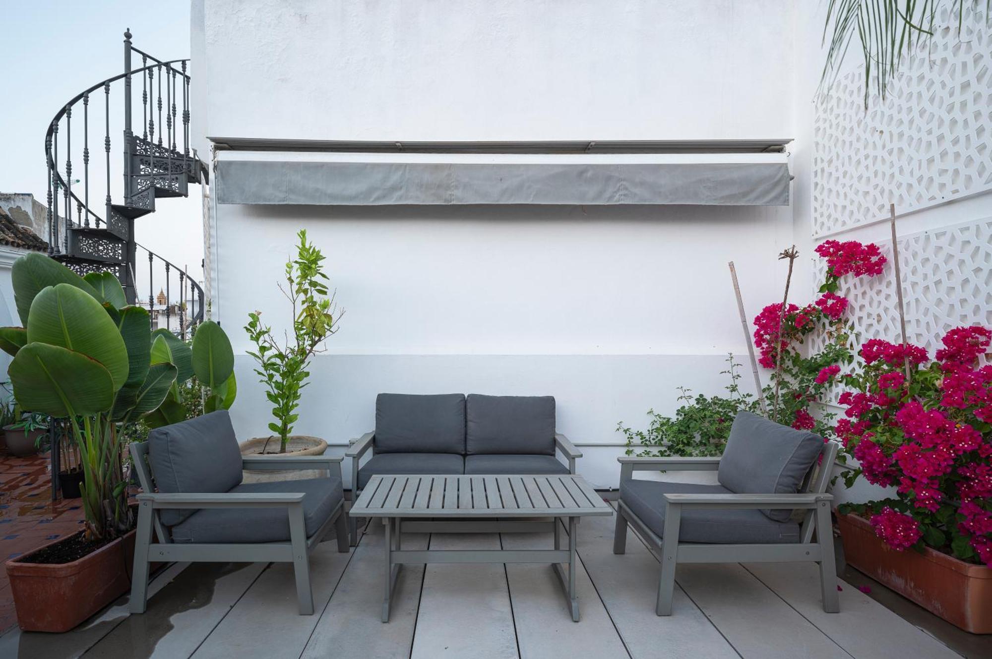 Apartament The Terrace, Duplex Con Terraza Privada Sewilla Zewnętrze zdjęcie